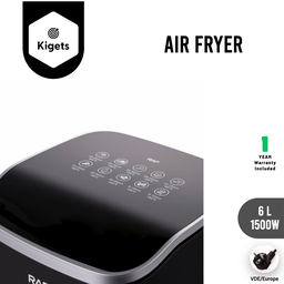 6L Digital Air Fryer With Visible Window  