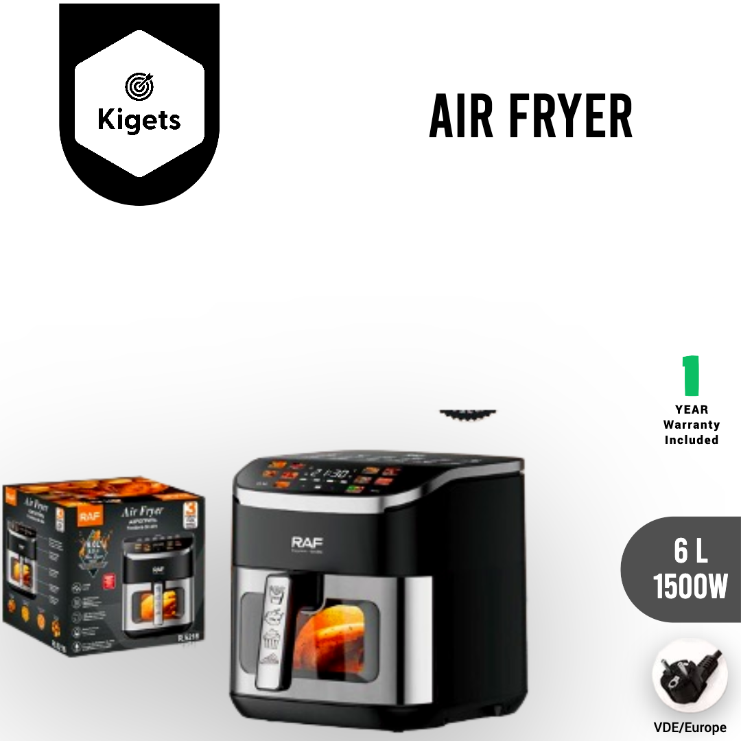 6L Digital Air Fryer With Visible Window