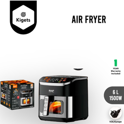 6L Digital Air Fryer With Visible Window  