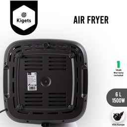 6L Digital Air Fryer With Visible Window  