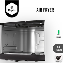 6L Digital Air Fryer With Visible Window  