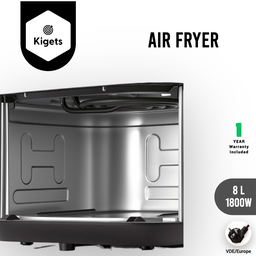 8L Digital Air Fryer With Visible Window 2
