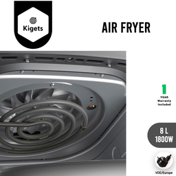 8L Digital Air Fryer With Visible Window 2