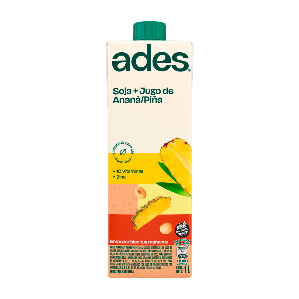 JUGO ADES ANANÁ 1 LITRO