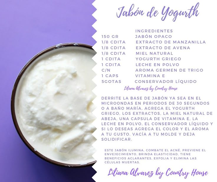 Base Jabón de yogurt _1