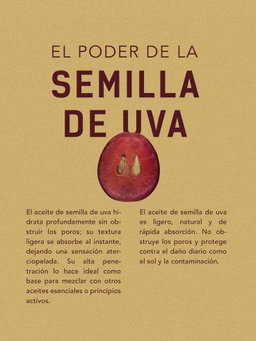 Aceite de uva 1 onz sin olor