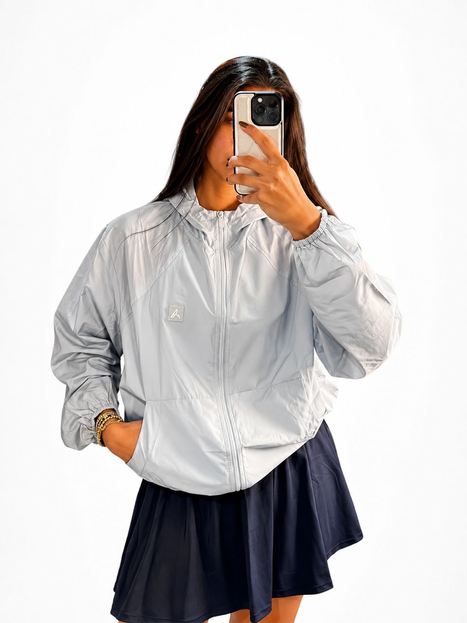 Chaqueta gris cortavientos_0