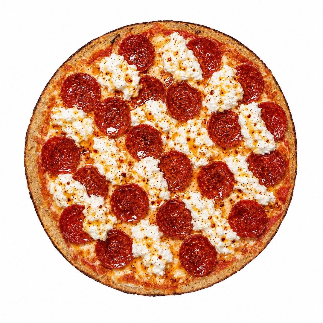 CAULIFLOWER BURRATA HOT HONEY PEPPERONI 