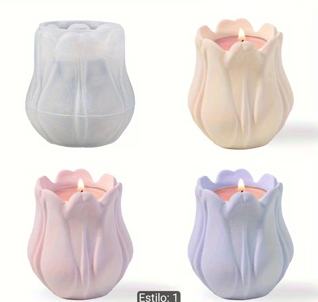 Molde tulipan 3D