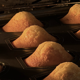 lemon glazed madeleine