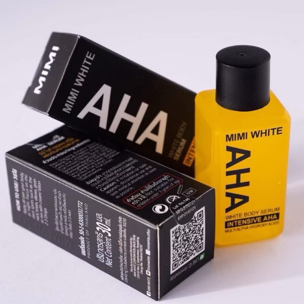  MIMI WHITE - AHA Body Serum 30ml | Wholesale Bath & Body Care Singapore_1