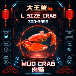 L SIZE 肉蟹  (300-399G) 