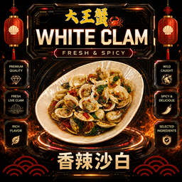 FRESH WHITE CLAM 活沙白