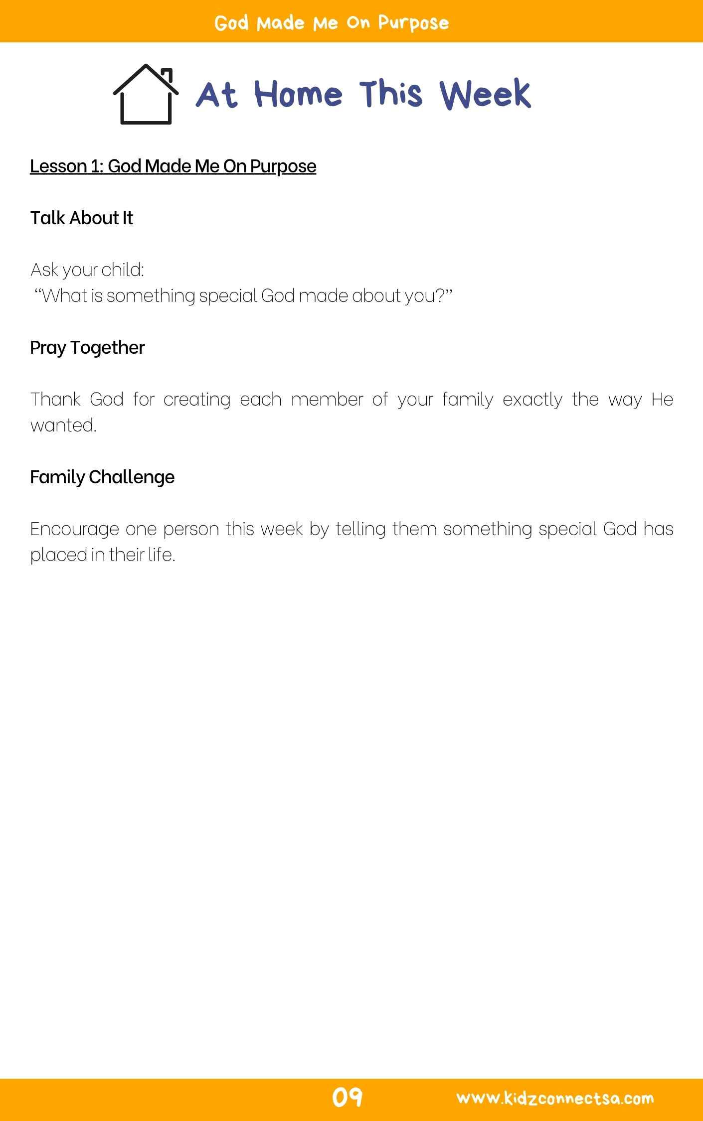 I Am God’s Masterpiece – 4 Week Children’s Ministry Curriculum_10
