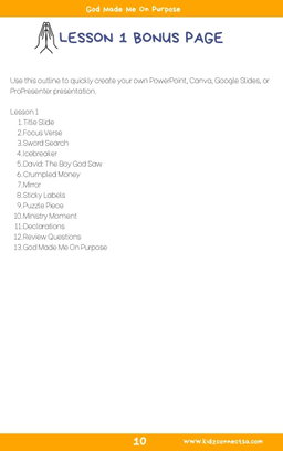 I Am God’s Masterpiece – 4 Week Children’s Ministry Curriculum