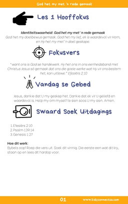 Ek is God se Meesterstuk – 4 Week Kinderkerk Reeks