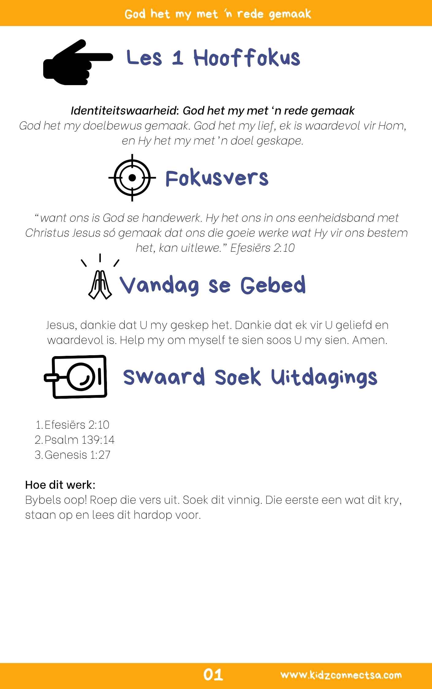 Ek is God se Meesterstuk – 4 Week Kinderkerk Reeks_2