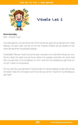 Ek is God se Meesterstuk – 4 Week Kinderkerk Reeks