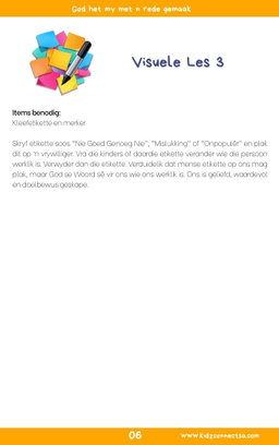 Ek is God se Meesterstuk – 4 Week Kinderkerk Reeks