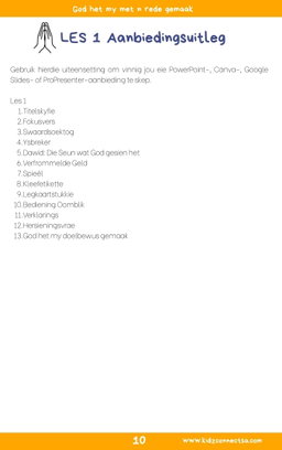 Ek is God se Meesterstuk – 4 Week Kinderkerk Reeks
