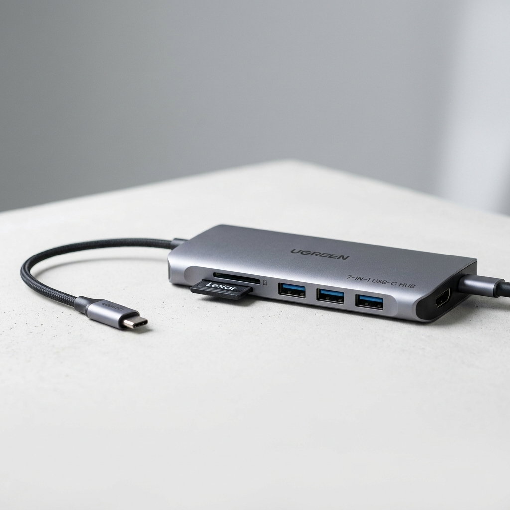 Hub USB 7 a 1 Type-C