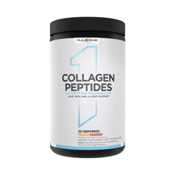 RULE 1 COLLAGEN PEPTIDES 20 SERVINGS PEACH MANGO