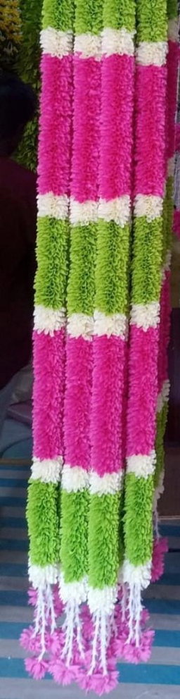 Sharu Space Fabric String Pink & Green - 6ft