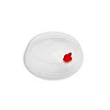 Plastic Cup 12oz - Lid Only c/w Red Stopper (50's / pkt)