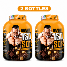 BAAM!!™ ISO-SOY Plant Protein Isolate (5lb / 2.3kg) | 30g Soy Isolate Protein • Vegan • Lactose-Free • Lab-Tested Premium Plant Protein