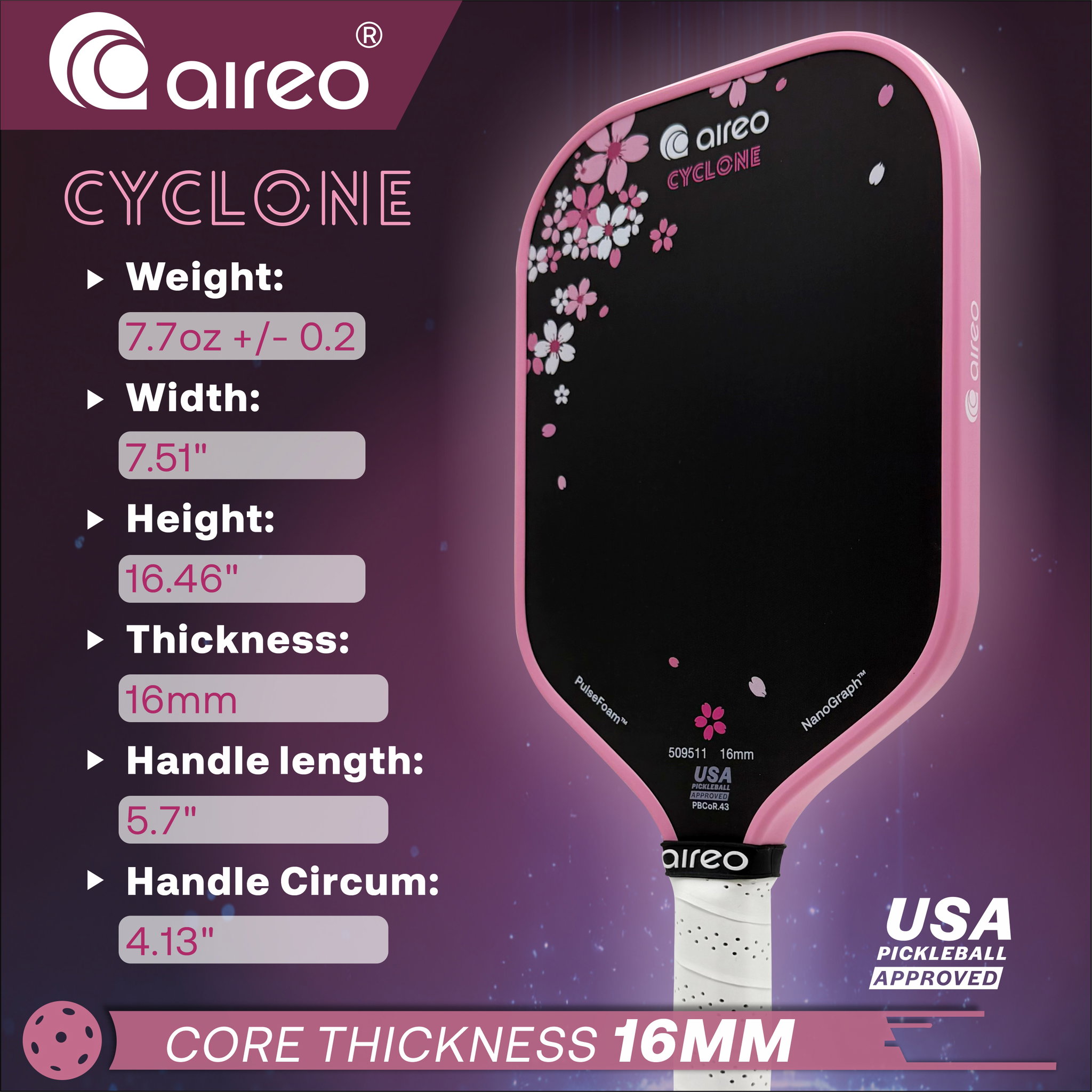 Aireo Cyclone Elongated - Cherry Blossom_5