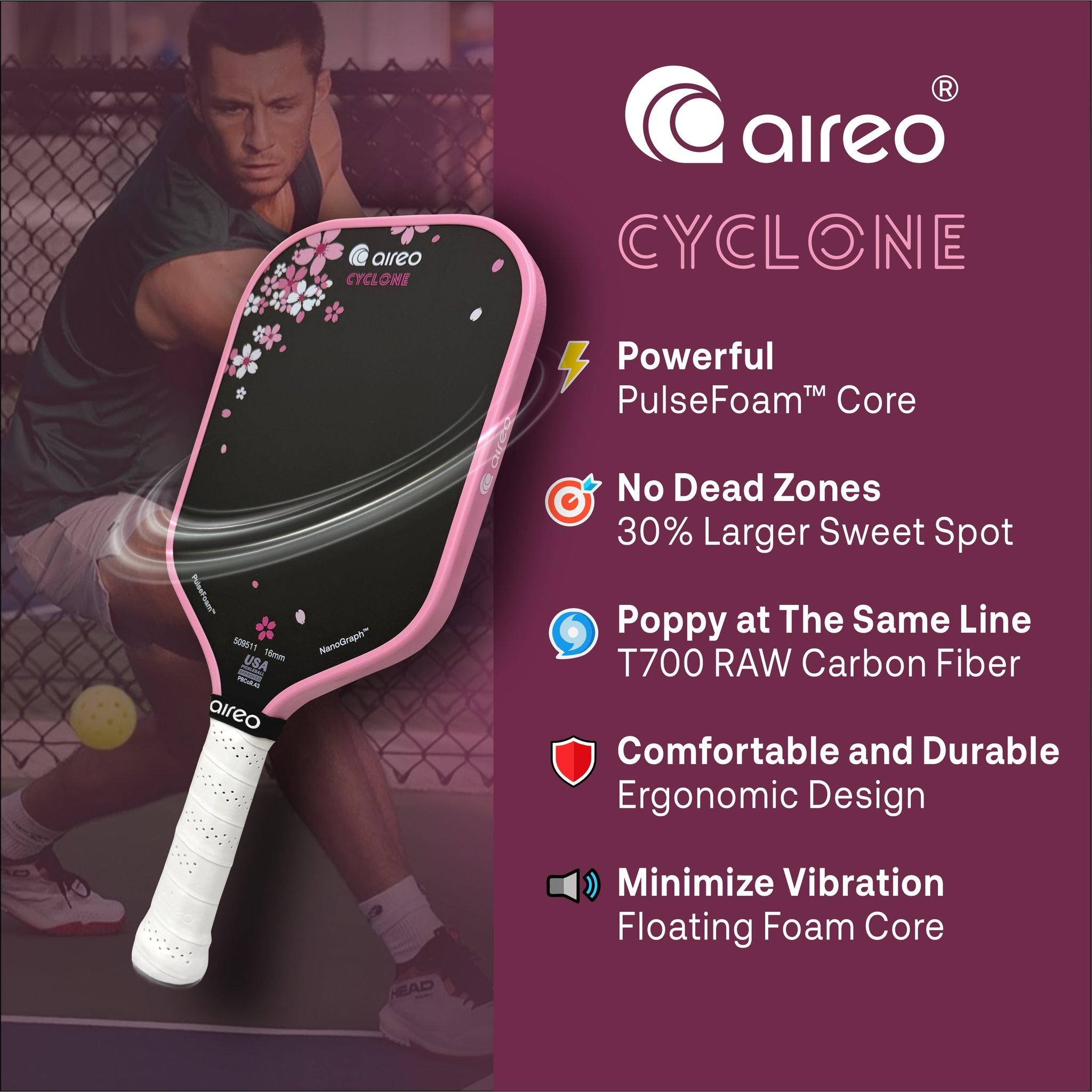Aireo Cyclone Elongated - Cherry Blossom_6
