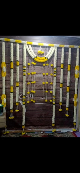 Sharu Space Fabric Strings White & Yellow Combo Set