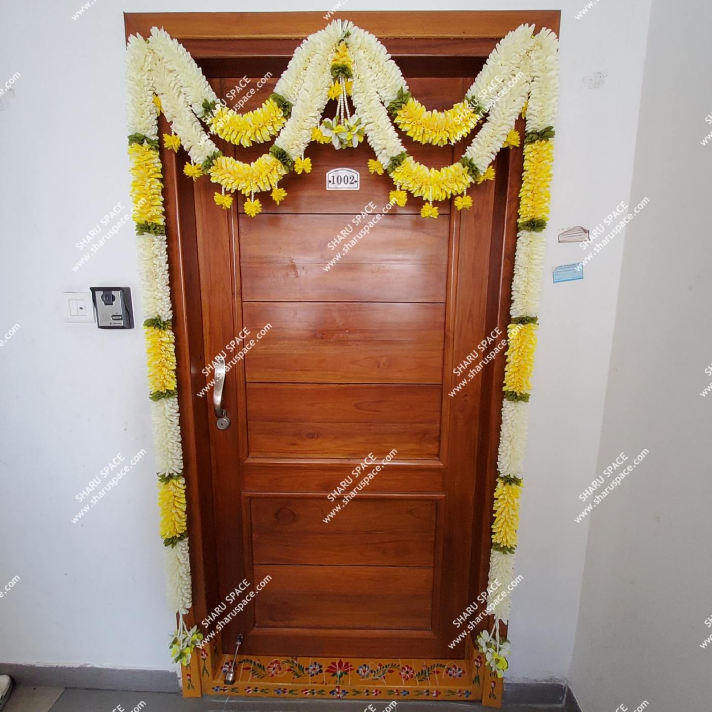 Sharu Space Premium White Yellow Door Thoran_0