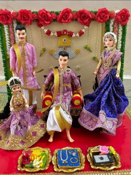 Sharu Space Dhoti Ceremony Family Set 3