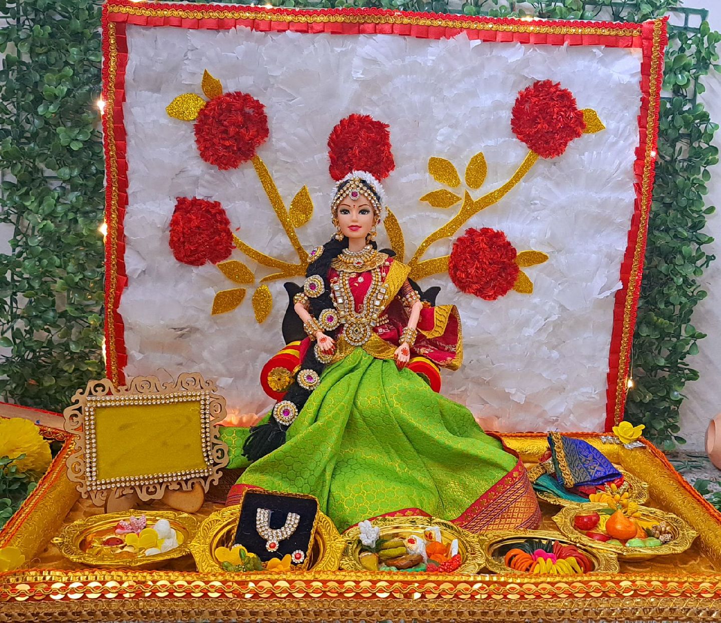 Sharu Space Half Saree/Baby Shower Set_0