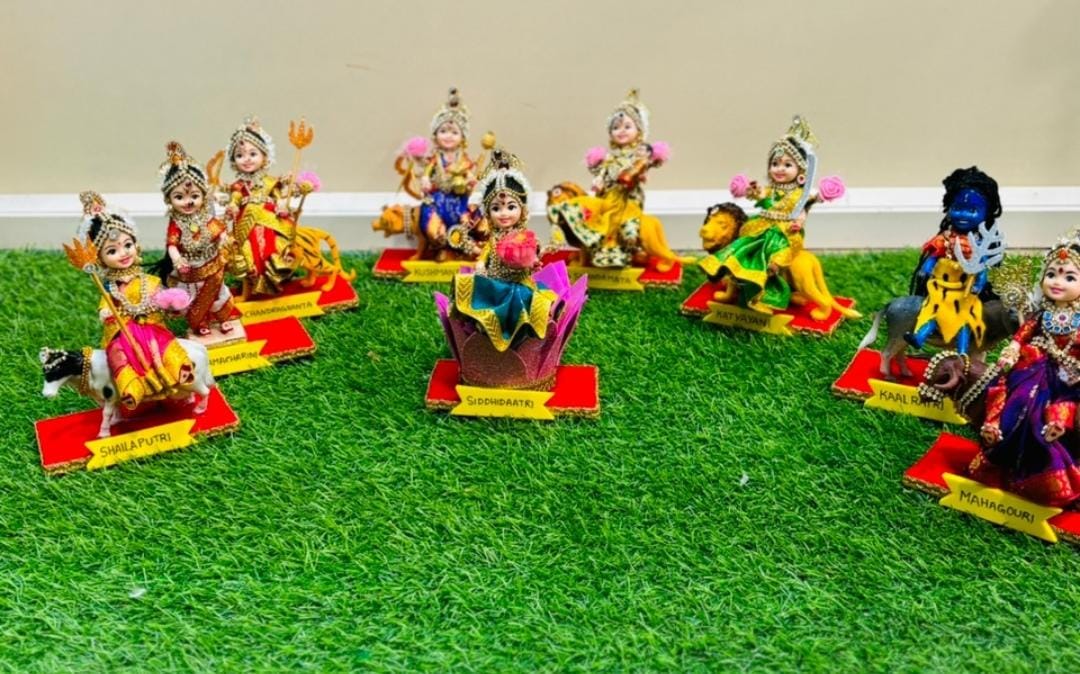 Sharu Space Navratri Dolls Set of 9