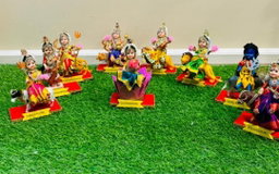 Sharu Space Navratri Dolls Set of 9