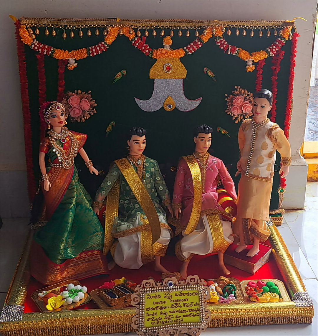 Sharu Space Twin Boys Dhoti Ceremony Set