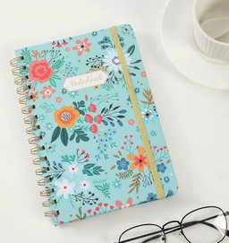 Floral Spiral Notebooks