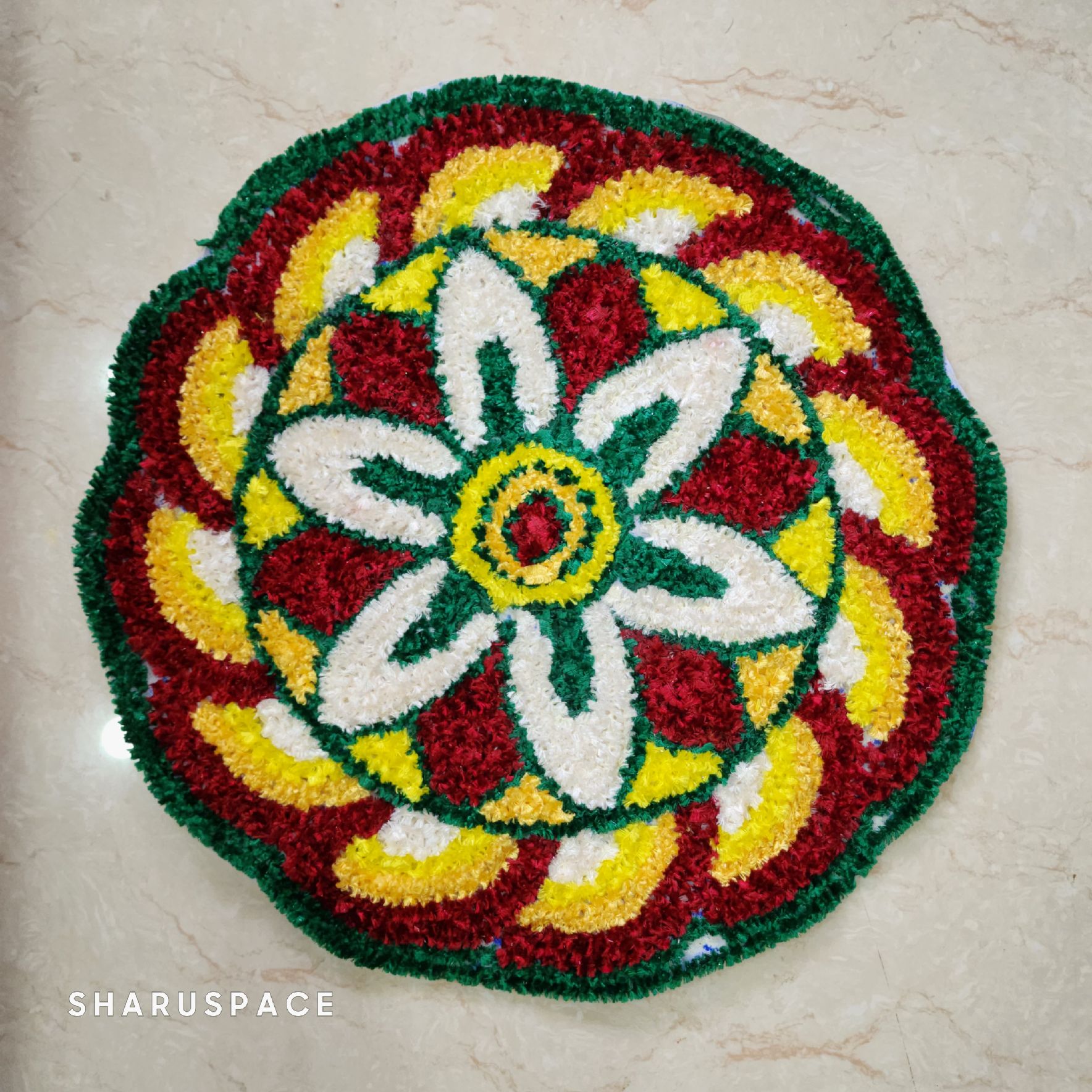 Sharu Space Canvas Rangoli Mat - Design 1_0