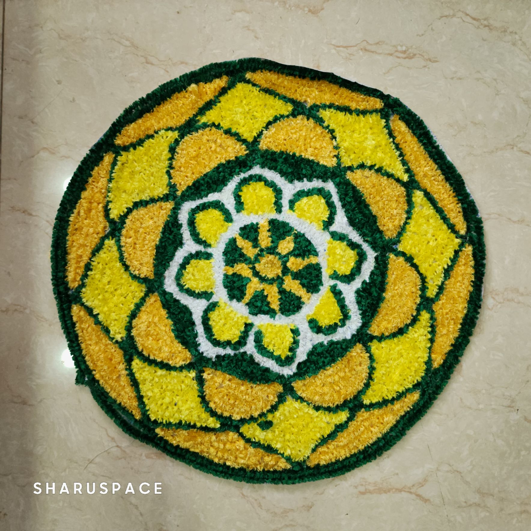 Sharu Space Canvas Rangoli Mat - Design 5_0