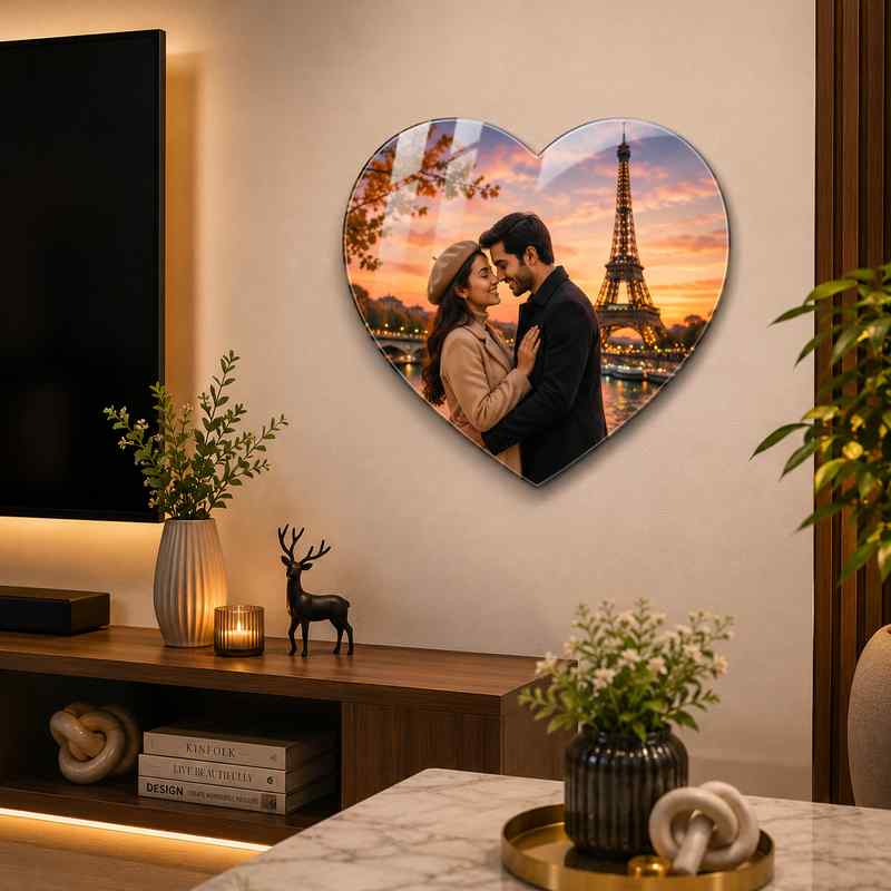 Love Heart Acrylic Wall Decor_1