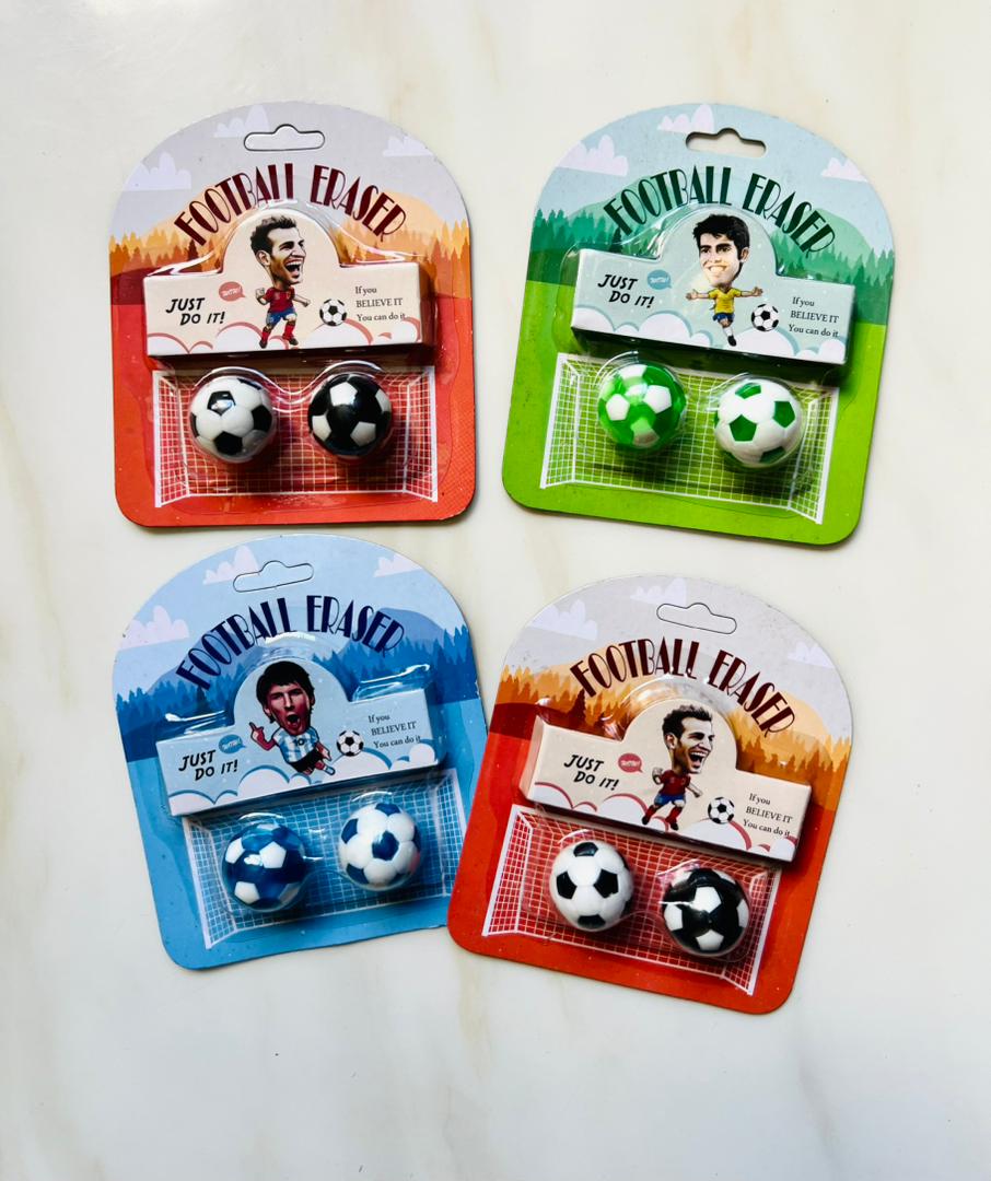 Erasers Soccer Ball Shaped