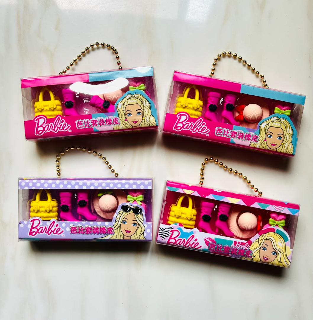 Erasers Barbie Themed