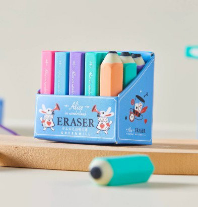 Erasers Stationery Set Theme