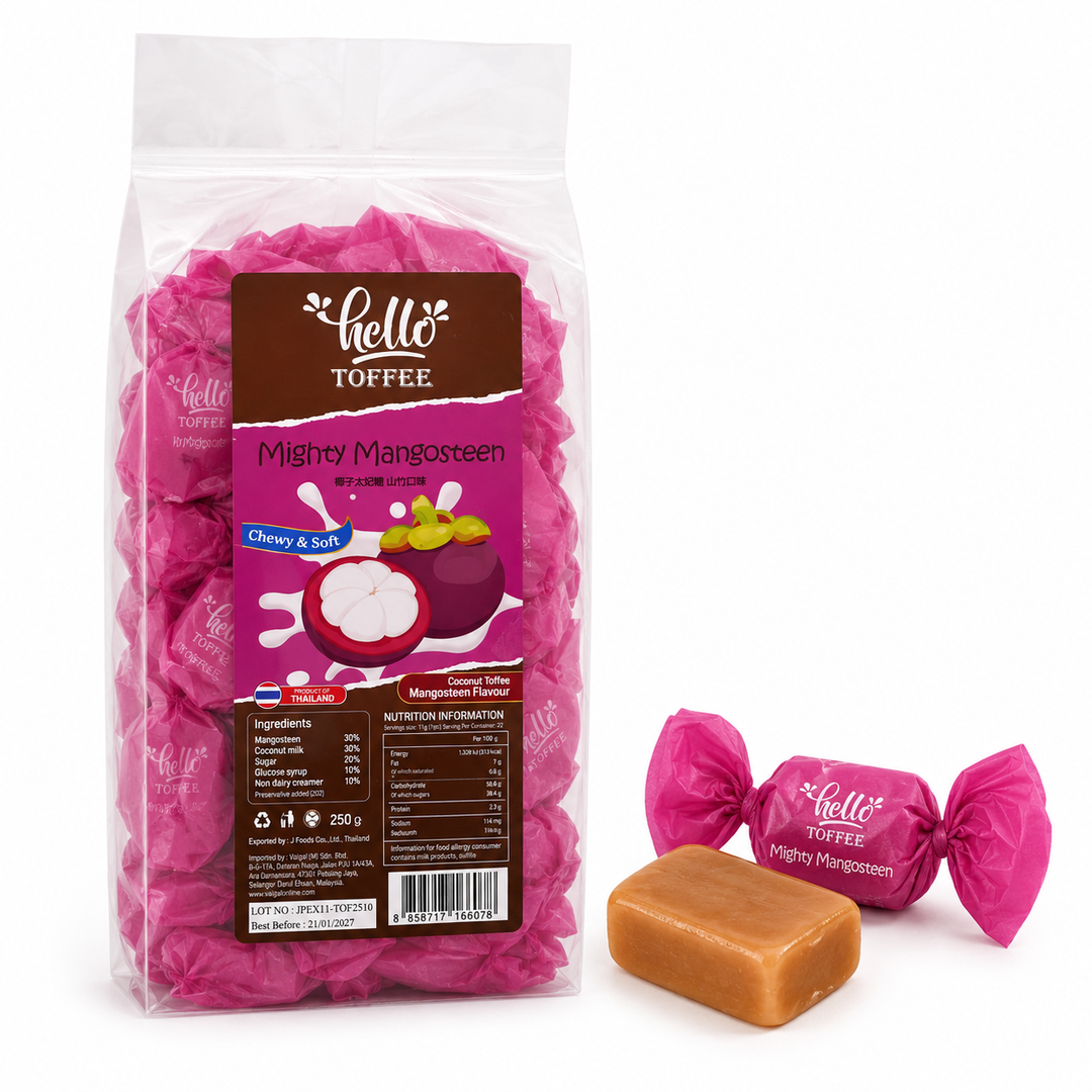 Hello Toffee Coconut Mangosteen 250g