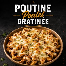 Poutine poulet gratine