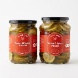 Gherkin Slices | Sweet and Spicy Pickles