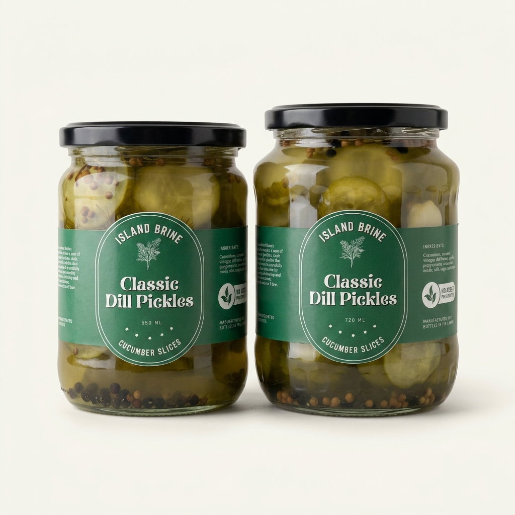 Gherkin Slices | Classic Dill Pickle