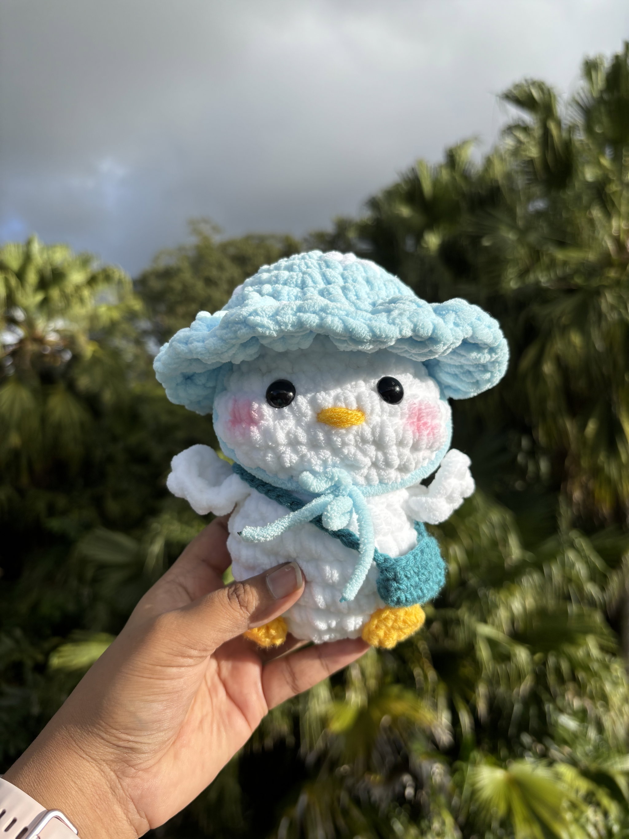 White duckie crochet plushie_0